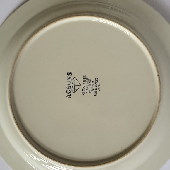 Ascons Genuine Stoneware Master Piece 8633 Dinner Plate Japan - Picture 5 of 12